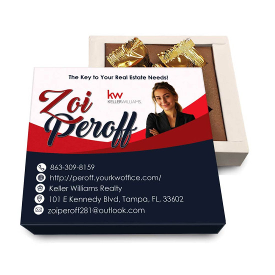 Cool Gifts for Realtors | Unique Chocolate Set Cool gifts for realtors: custom chocolate truffle boxes