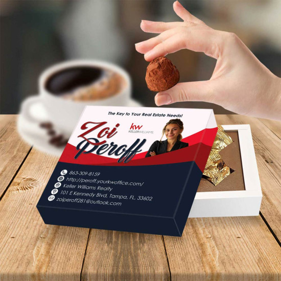 Thank You Our Customers | Gourmet Chocolate Box Chocolate truffle thank you gifts for our real estate customers