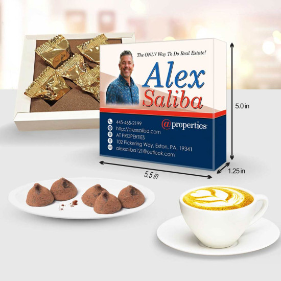 Gifts for Real Estate Agent After Closing | Sweet Appreciation Gifts for real estate agent after closing: chocolate truffle thank you sets