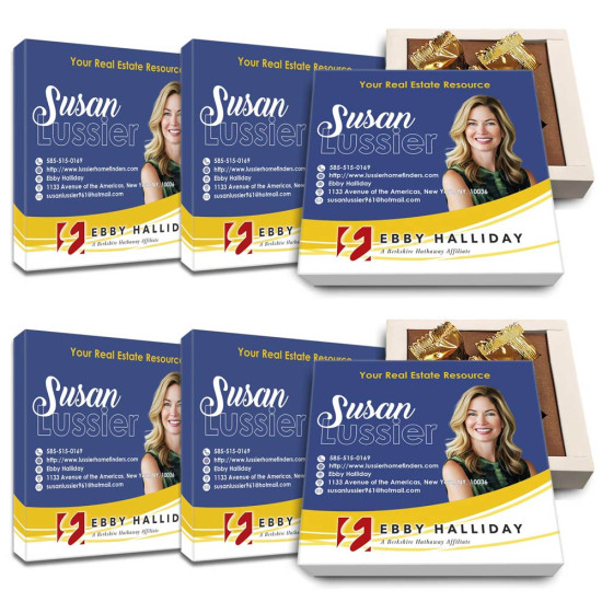 Best way to get real estate clients: branded chocolate truffle gifts