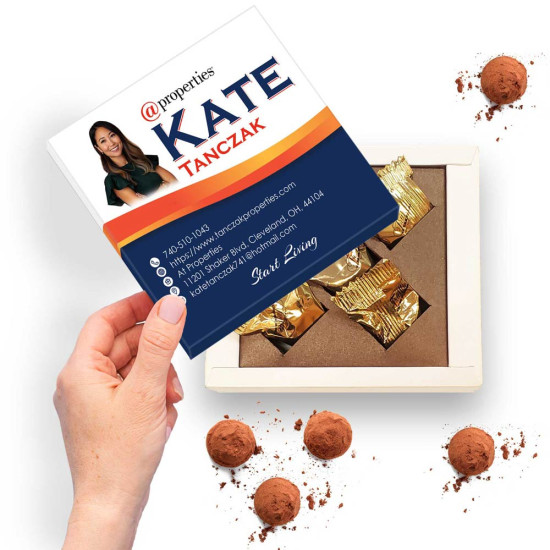 Gifts to Give Real Estate Clients | Elegant Tokens Gifts to give real estate clients: premium chocolate truffles