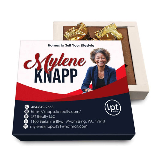 Personalized Real Estate Gifts | Deluxe Box Personalized real estate gifts with gourmet chocolate truffles