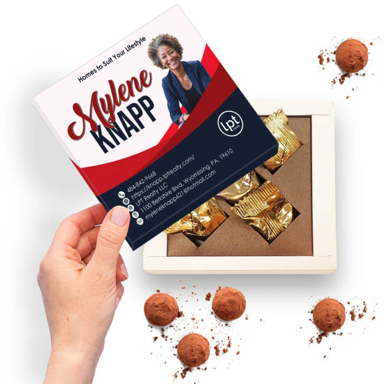 Realtor Gift Baskets for Clients | Gourmet Collection Realtor gift baskets for clients with assorted chocolate truffles