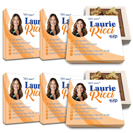 Good gift ideas for realtors: custom chocolate truffles