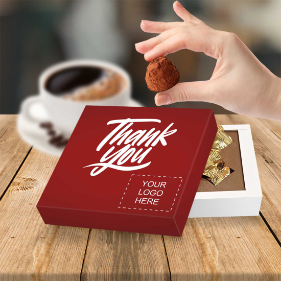 Company thank you - Personalised chocolate gifts Gifts personalised chocolates for company thank you
