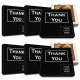 Printed logo gift boxes chocolates with thank you note for customer