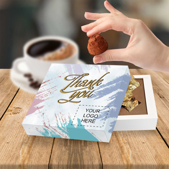 Logo marketing items - Personalised chocolate office gifts Personalised office gifts chocolates with logo marketing items
