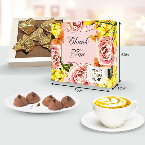 Personalized gifts for company - Chocolate boxes with logo printed Boxes with logo printed chocolates for personalized gifts for company