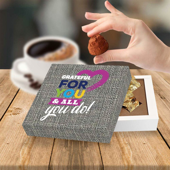 Social Worker Gifts - Artisan Chocolate Set Specialty chocolates for social worker gifts