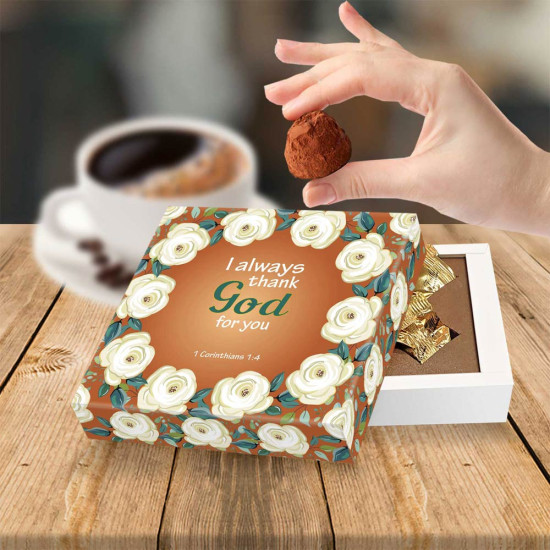 Religious Gifts for Grandma - Faith Chocolate Box Blessed chocolates for religious grandmothers
