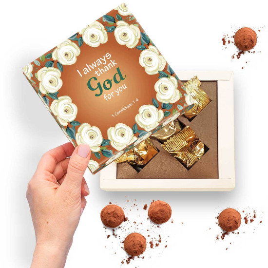 Christian Grad Gifts - Biblical Chocolate Set Scriptural chocolates for Christian graduates