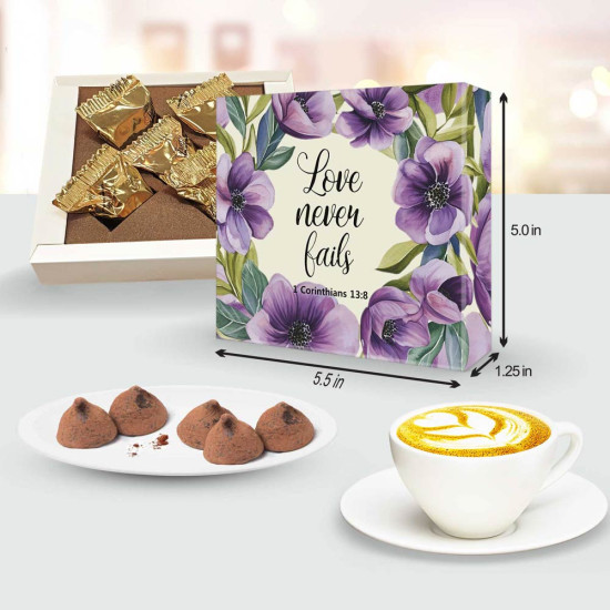 Christian Birthday Gifts for Him - Scripture Chocolate Box Blessed chocolates for Christian men's birthdays