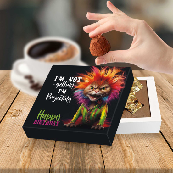 Humorous 50th Birthday Gifts and Female Gift Ideas - Chocolate Comedy Witty 50th birthday chocolates with female-friendly humor