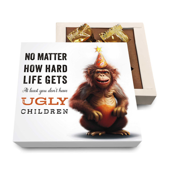 Prankster chocolates for moms and goofy 50th celebrations