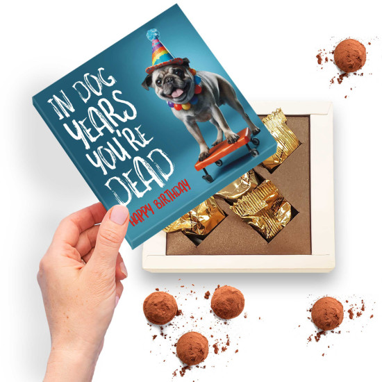 50th Gag Gifts and 40th Birthday Prank Chocolate Ideas Prank-ready chocolate gifts for 40th and 50th birthdays