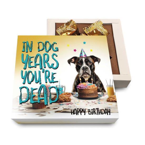 Gag 70th Birthday Gifts and Special Birthday Chocolate Prankster chocolates for 70th birthdays and special celebrations