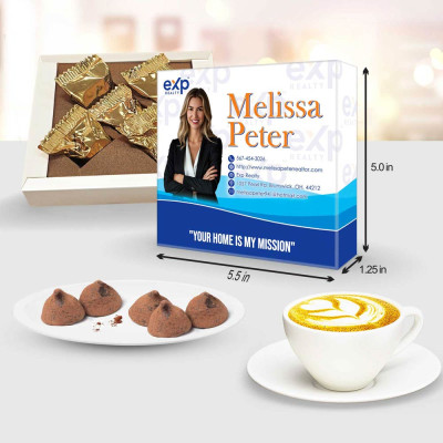 Real Estate Promotional Items | Branded Gifts Real estate promotional items: custom chocolate truffle boxes