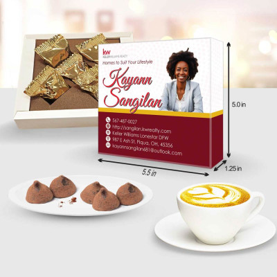 Real Estate Swag Ideas | Custom Chocolate Gifts Real estate swag ideas: branded chocolate truffle boxes