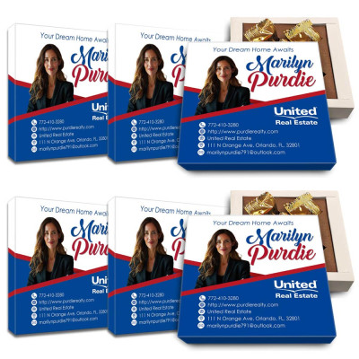 Getting real estate clients with branded chocolate truffle gifts