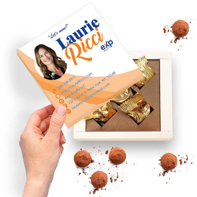 Estate Agent Gifts | Deluxe Chocolate Estate agent gifts: premium chocolate truffle boxes