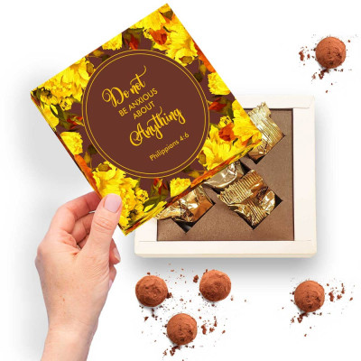 Christian Gifts for Fathers - Scripture Chocolate Set Blessed chocolates for Christian fathers