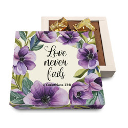 Inspirational Bible Verse Gift | Chocolate Truffles for Bible Gifts | Scripture Gifts Love never Fails