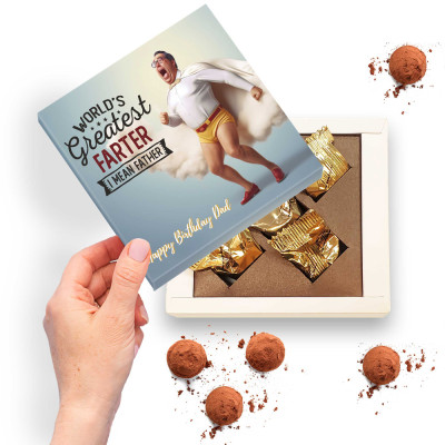 Goofy chocolate gifts: man birthday presents and silly guy gifts