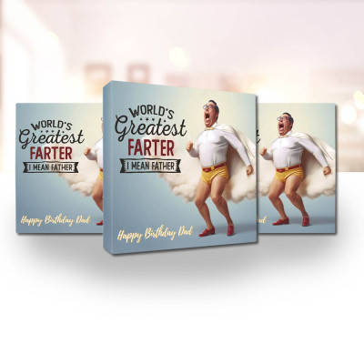 Humorous 60th birthday chocolates with dad gift ideas