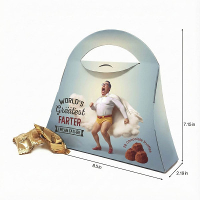 Funny Happy Birthday Dad & Grandpa Chocolate Gift - Purse Design