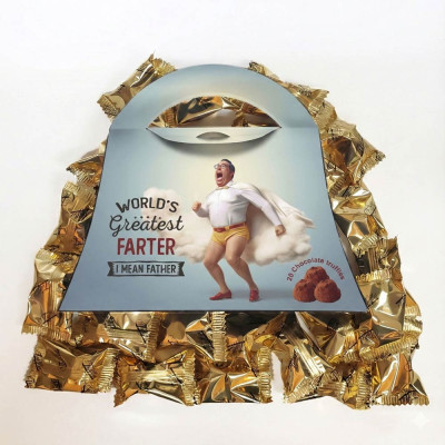 Funny Happy Birthday Dad & Grandpa Chocolate Gift - Purse Design