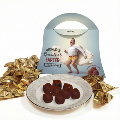 Funny Happy Birthday Dad & Grandpa Chocolate Gift - Purse Design