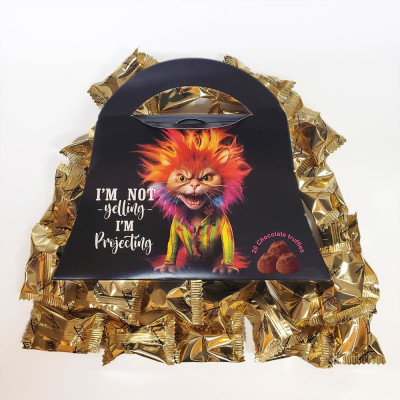 Funny Mom Birthday Gift & Cat Lover Gag Gift - Purse Design