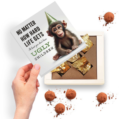 Candy-filled laugh boxes for 40th birthday celebrations