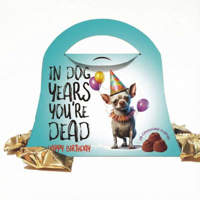 Hilarious Dog Lover Birthday Gag Gift Box - Purse Design Hilarious Dog Lover Birthday Gag Gift Box - Purse Design