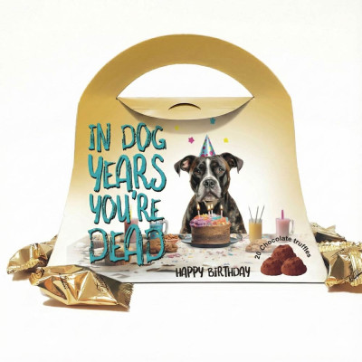 Humorous Birthday Gift for Dog Owners (Him or Her) - Purse Design