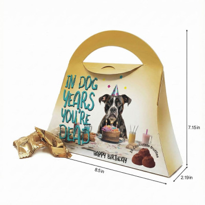 Humorous Birthday Gift for Dog Owners (Him or Her) - Purse Design